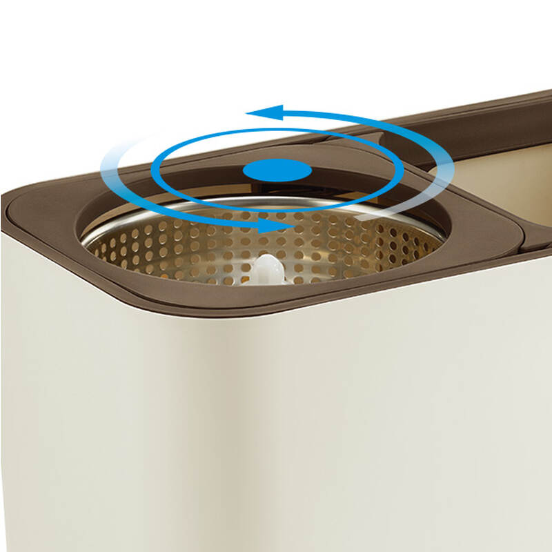 Bộ Cây Lau Nhà Dual Bucket Spin Mop 450x235x240mm - ETM478, , large image number null